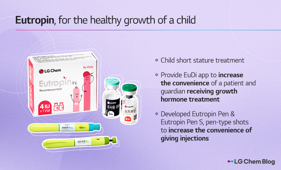 Eutropin, for the healthy growth of a child